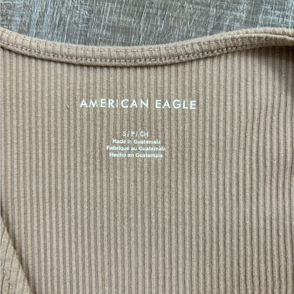 American Eagle Tan Bodysuit Size Small - Picture 3 of 4